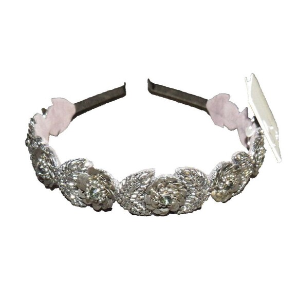 Deepa Gurnani Handmade Embellished Beaded CZ Headband main image 6